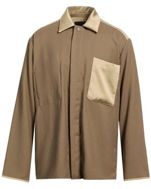 Roberto Collina Military Shirt Polyester - Brown