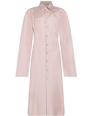 Rier Midi Dress Cotton - Pink