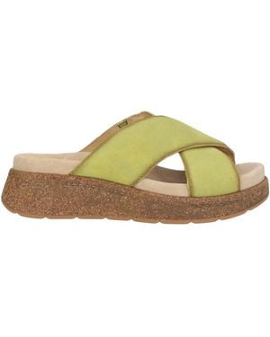 Dansko Lime Sandals Leather - Green