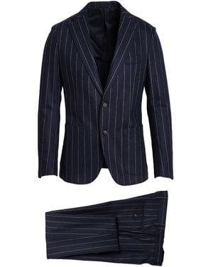 Eleventy Suit Wool, Cashmere, Elastane - Blue