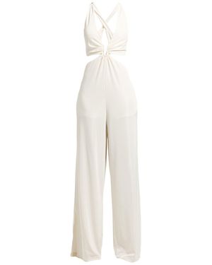 EUREKA by BABYLON Ivory Jumpsuit Polyamide, Elastane - White