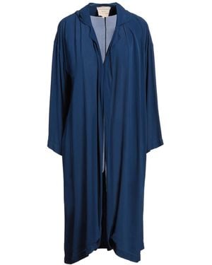 ALESSIA SANTI Overcoat & Trench Coat Viscose - Blue