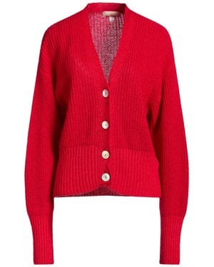 120% Lino Cardigans - Red