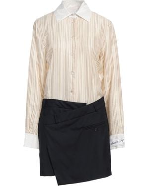 Erika Cavallini Semi Couture Minivestido - Blanco