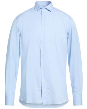 Caruso Sky Shirt Cotton - Blue