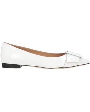 Sergio Rossi Ballet Flats Leather - Natural