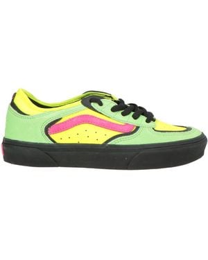 Vans Sneakers Leather, Textile Fibers - Green