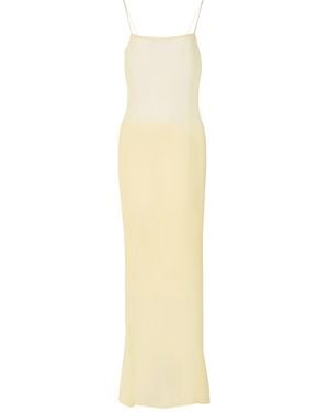 Jacquemus Maxi Dress Polyester - White