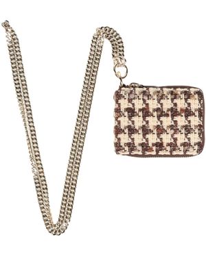 Sandro Crossbody Wallet - Metallic
