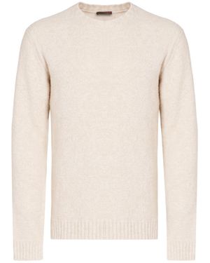 Messagerie Jumper Virgin Wool, Cotton, Polyamide - Natural