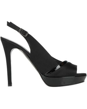 Melluso Sandals Synthetic Material, Textile Fibers - Black
