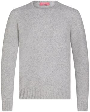 Drumohr Sweater Lambswool - Gray