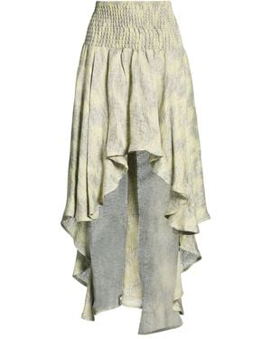 PHO® Firenze Maxi Skirt Linen, Viscose, Polyester, Polyamide - White