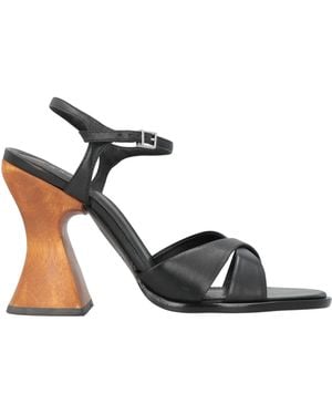 SCHUTZ SHOES Sandals Leather - Black