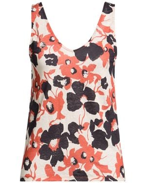 Majestic Filatures Midnight Top Cotton, Linen - Red