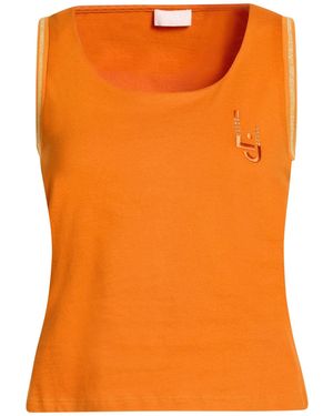 Liu Jo Top Cotton, Elastane - Orange