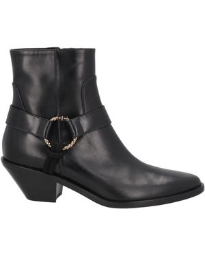 Elisabetta Franchi Botines de caña alta - Negro