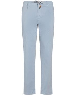 Eleventy Pants Cotton, Lyocell, Elastane - Blue