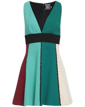 Fausto Puglisi Mini Dress Wool, Acetate, Viscose - Green
