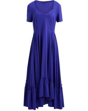 High Midi Dress - Purple