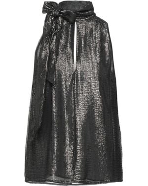 SIMONA CORSELLINI Top Silk, Polyamide - Black