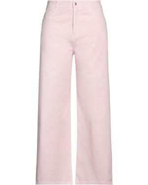 Roberto Collina Pants Cotton, Elastane - Pink