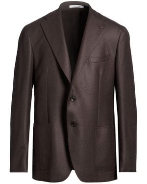 Tagliatore Dark Blazer Virgin Wool - Black