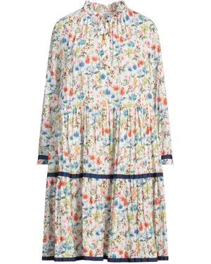 0039 Italy Mini Dress Viscose - White