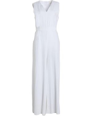 ViCOLO Jumpsuit Linen, Viscose - White