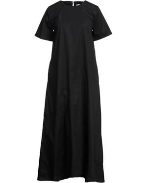 Alpha Studio Maxi Dress Cotton, Elastane - Black