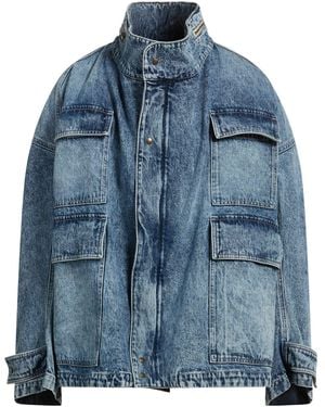 Hed Mayner Denim Outerwear Cotton - Blue