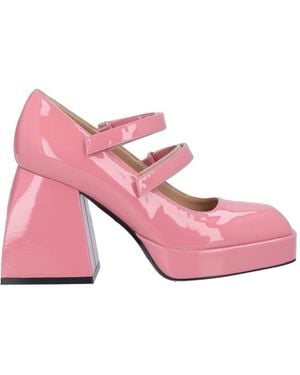 NODALETO Court Shoes Soft Leather - Pink
