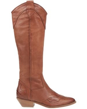 CURIOSITÉ Tan Boot Calfskin - Brown