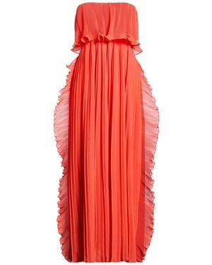 NUALY Maxi Dress Polyester - Red