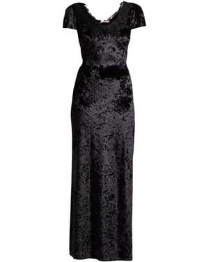 Ermanno Scervino Life Maxi Dress Polyester, Elastane, Cotton, Polyamide - Black