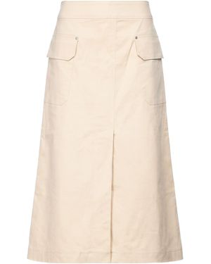 Bogner Cream Midi Skirt Cotton, Elastane - Natural