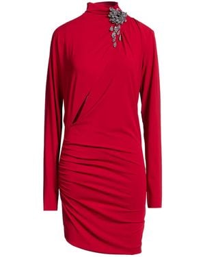 Amen Mini Dress Acetate, Polyamide, Elastane, Glass - Red