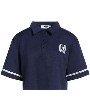 MSGM Polo Shirts - Blue