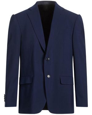 Lardini Blazer Wool, Elastane - Blue