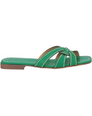Pedro Miralles Sandals Leather - Green