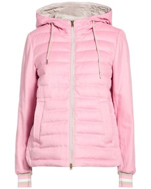 Herno Puffer Silk, Cashmere, Polyamide, Elastane - Pink
