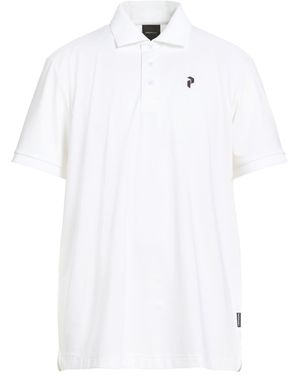 Peak Performance Polo Shirt Polyester, Elastane - White