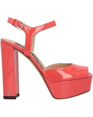 Sergio Rossi Sandals Leather - Red