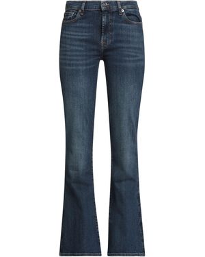 7 For All Mankind Jeans Cotton, Elastane - Blue