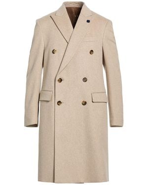 Lardini Coat Virgin Wool - Natural