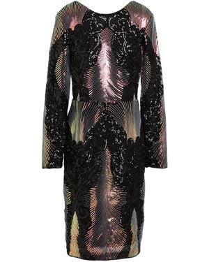 FRANK LYMAN Midi-Kleid - Schwarz