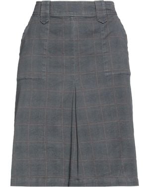 120% Lino Mini Skirt - Grey