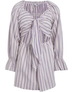 TOPSHOP Ivory Playsuit Cotton, Polyester - Purple