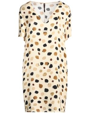 Manila Grace Light Mini Dress Viscose - White