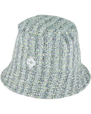 Maje Hat Cotton, Viscose, Acrylic, Polyamide, Metallic Fiber - Green